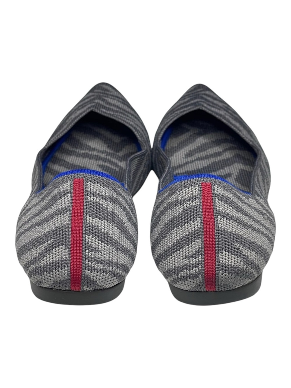 VHTF: Retired Rothy’s ➤ The Point Flats ➤ Grey Zebra Stripe Print ➤ 8M ➤ Sustain - Picture 4 of 16